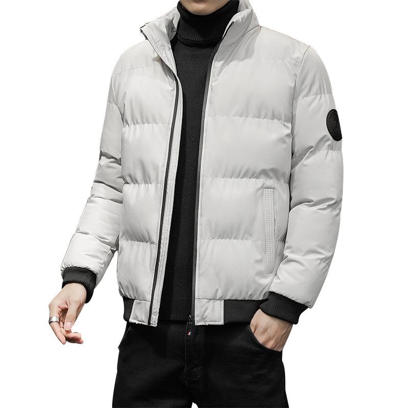 Giacca Abiti in Cotone alla Moda Invernali da Uomo Abbigliamento da Uomo Versione Coreana Abiti in Cotone Giacca Marca Trendy Abiti Pane Giacca Imbottita in Cotone da Uomo