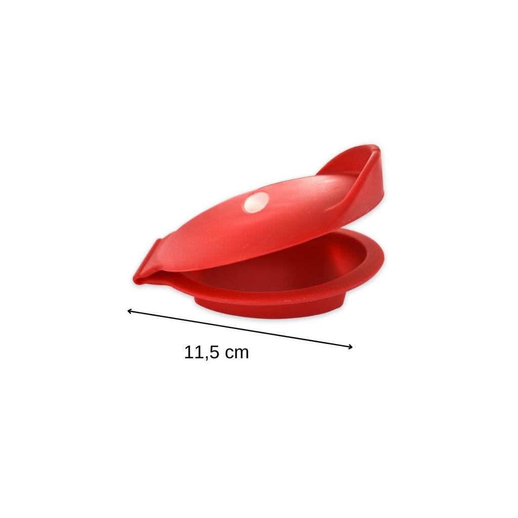 Cale huître - fackelmann - silicone - rouge - pratique - sécurisé