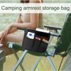 Multifunctional Hanging Side Storage Pouch Outdoor Camping Hiking Gear Accessory Chair Armrest Camping Chair Armrest Organizer