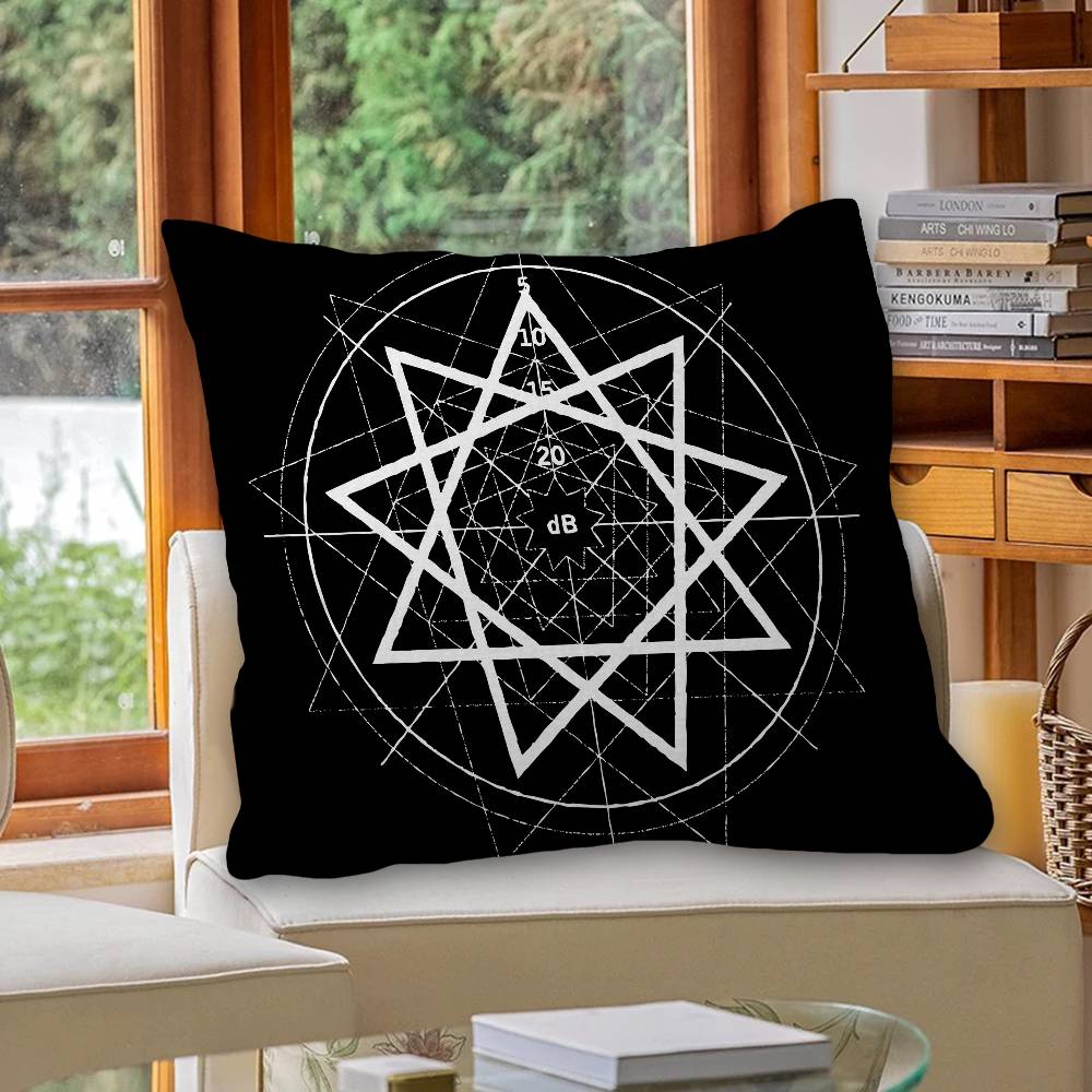Cuscino Slipknot Band Heavy Metal Regali Arredamento Ufficio Casa Camera da Letto Divano Copricuscino per Auto Custodia 45X45Cm
