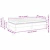 Corner Bed Frame with Mattress 2 Pcs Blue Fabric