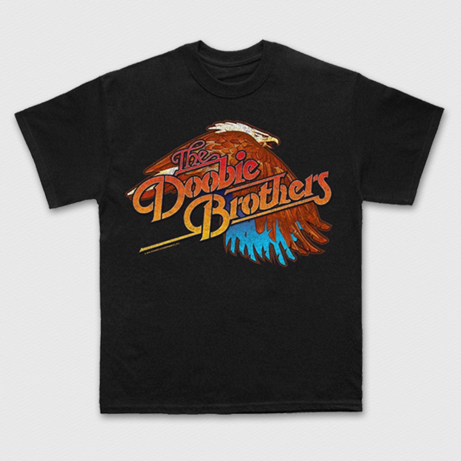 The Doobie Brothers Carbon T-Shirt: Eagle FP (Black) OFFICIAL NEW S