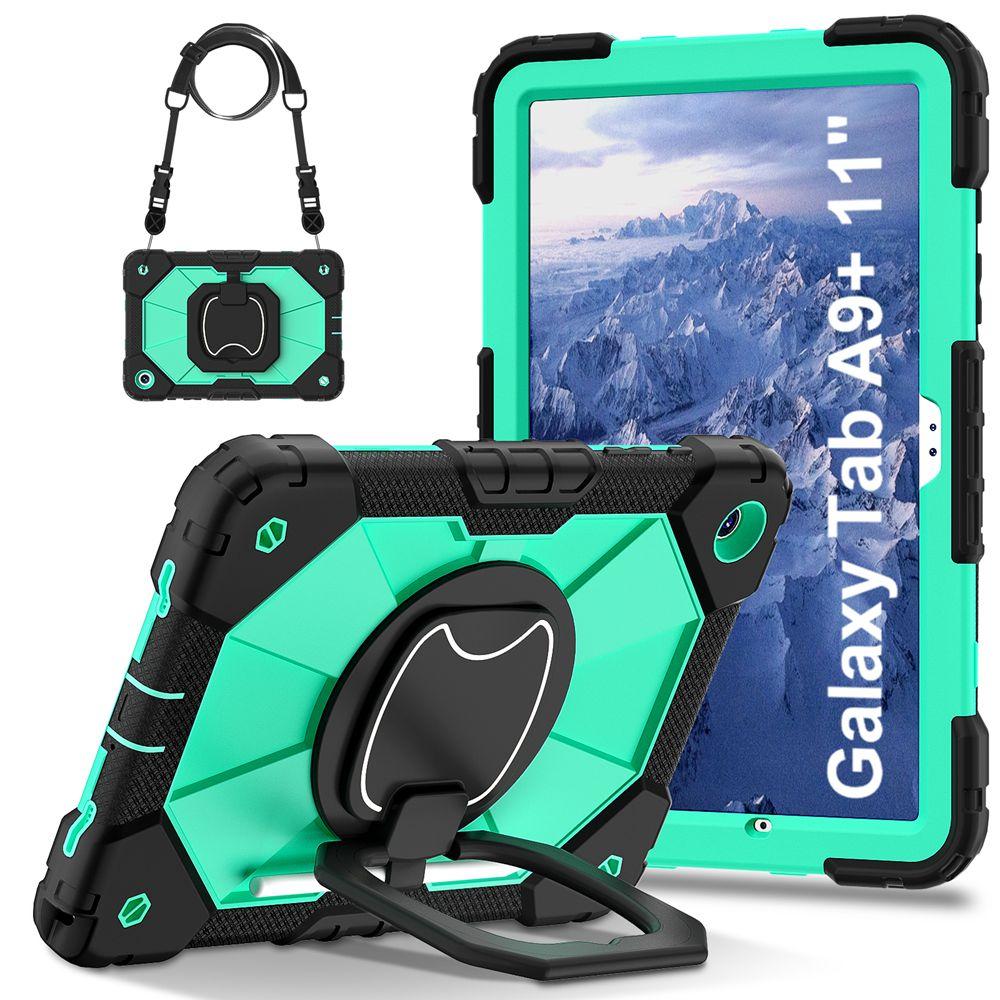 Für Samsung Tab A9+ 5G 11 Zoll SM-X210 X215 X216B X218U Hülle Kinder Tablet Cover für Samsung A11+ (5G) 11' SM-X230 SM-X236B+ Riemen