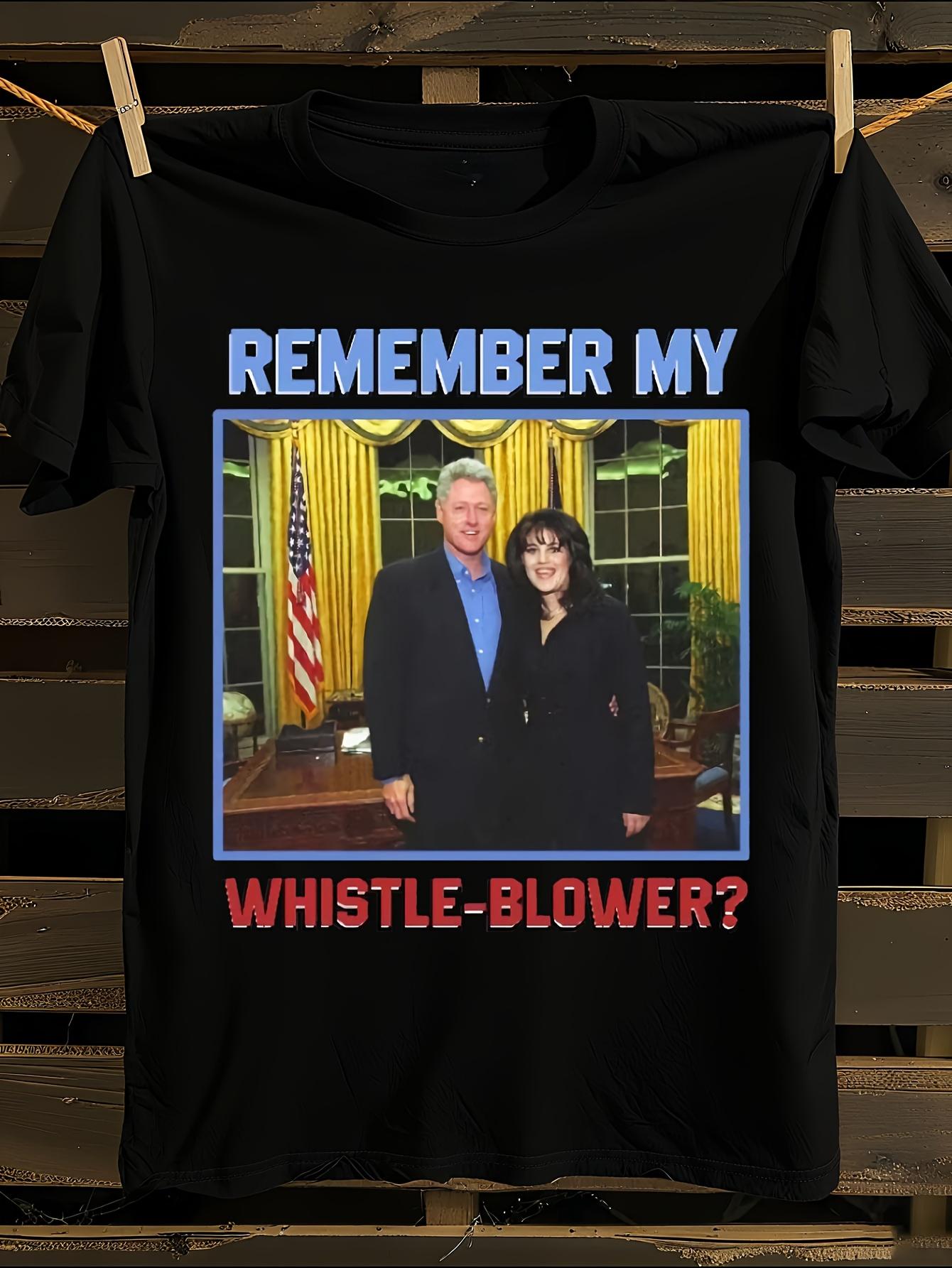 Bill Clinton Monica Lewinsky White House Scandal T-shirt XXXXL
