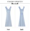 French Retro Floral Midi Dress - Elegant Ruffle Skirt for Summer Vacation