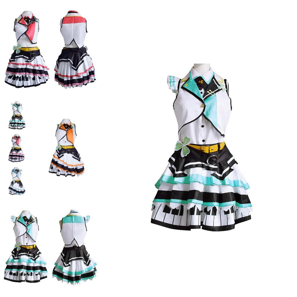 Project Sekai More More Jump Game Character Apparel Anime Cosplay Costume Polyester Blend