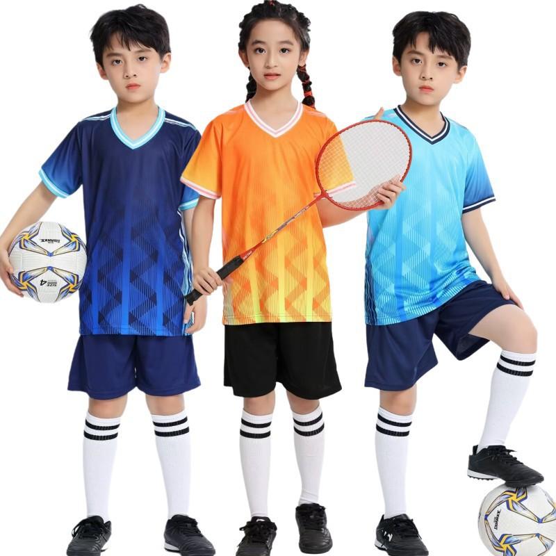 Kids Sports Jerseys Badminton Table Tennis Volleyball Training Breathable Activewear Boys Girls