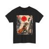 Kawaii Baby Monkey Punch T-Shirt - Cute Japanese Ukiyo-e Graphic Tee