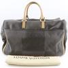 LOUIS VUITTON Suvlan Boston bag M93228 2WAYShoulder Tail Brown Damier Jean Canvas mens Used