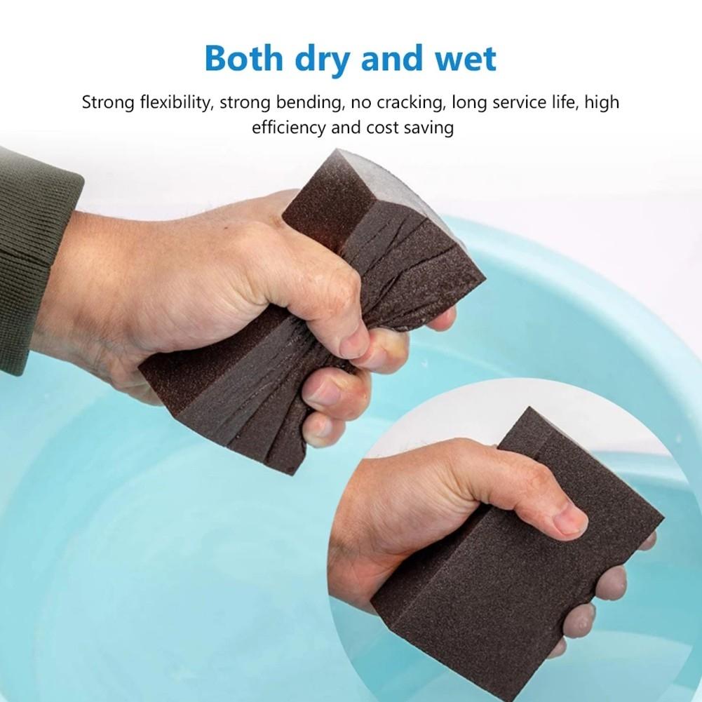 Sponge Sand Block Sandpaper Washable Fit For Wood/paint/metal