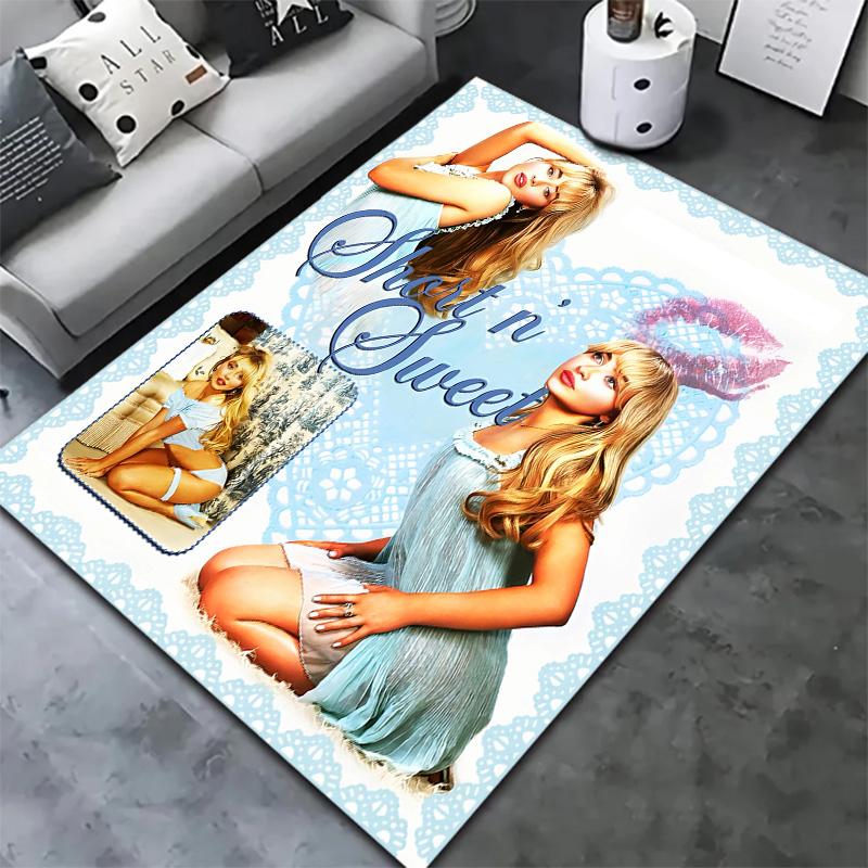 Sabrina Carpenter Carpet Rug For Living Room Bedroom Home Sofa Decoration Kids Play Nonslip Floor Mat
