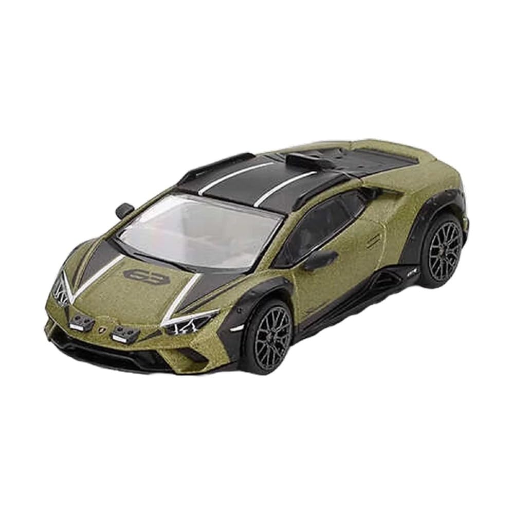 

MINI GT Масштаб Lamborghini Huracan Sterrato Verde Gea Матовый Готовый продукт 1/64 (Матовый зеленый) Левая рука