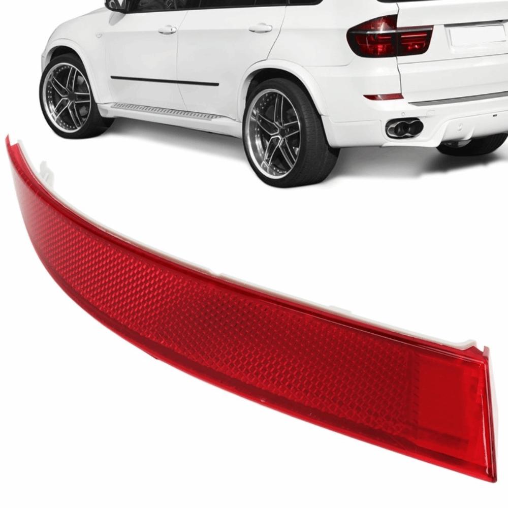PMMA and ABS Bumper Reflector Red Reflector Lens for X5 E70 LCI 2011-2013 Rear Warning