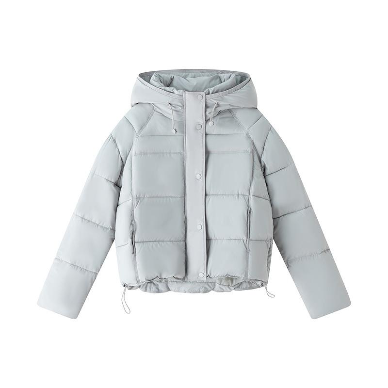 Down cotton clothes winter new loose women looking thin small simple warm short coat tide