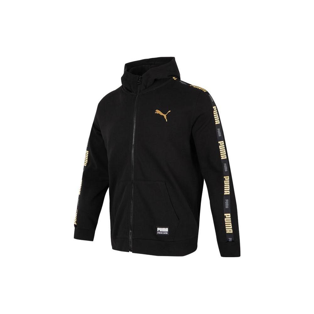 PUMA Handwriting Label Jacket  Black  Men s 539532-01 S