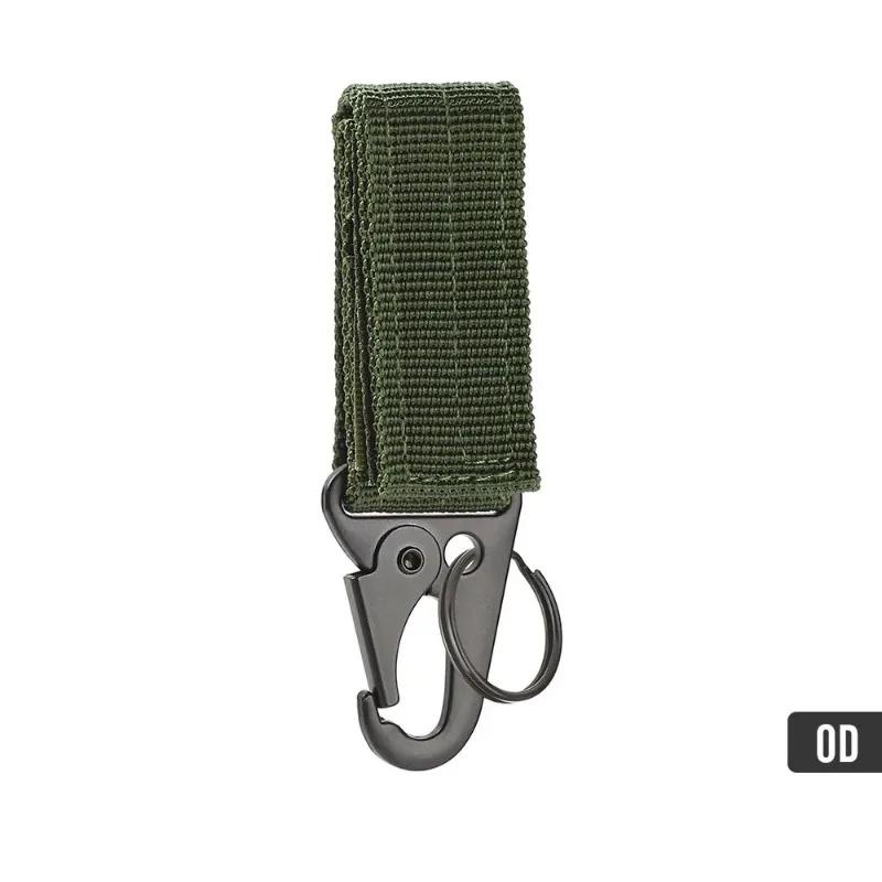 Mosquetón de nailon de alta resistencia, gancho para llaves, hebilla de correas MOLLE, sistema colgante, hebilla para cinturón, accesorios para acampar y senderismo