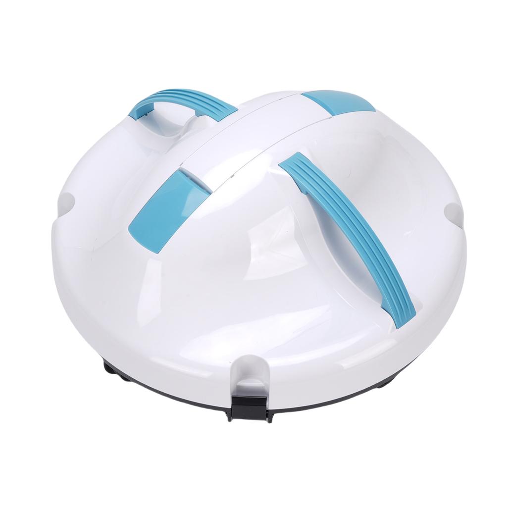 Sladdlös Robotisk Poolrengörare Automatisk Pooldammsugare för Nedgrävda och Ovanmarkspooler med Platt Botten EU-kontakt