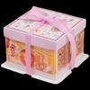 MEIDI Animal Party Pink 6-inch Cake Gift Box with Ribbon
