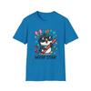 Unisex Softstyle T-Shirt Chibi Penguin Wrapping Guitar Cute Christmas Holiday