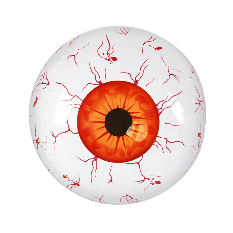 Halloween 1D Inflatable Eyeball Balloons 11 inch Horror Theme Party Indoor Outdoor Garden Lawn Party Decor Bloodshot Eyeballs
