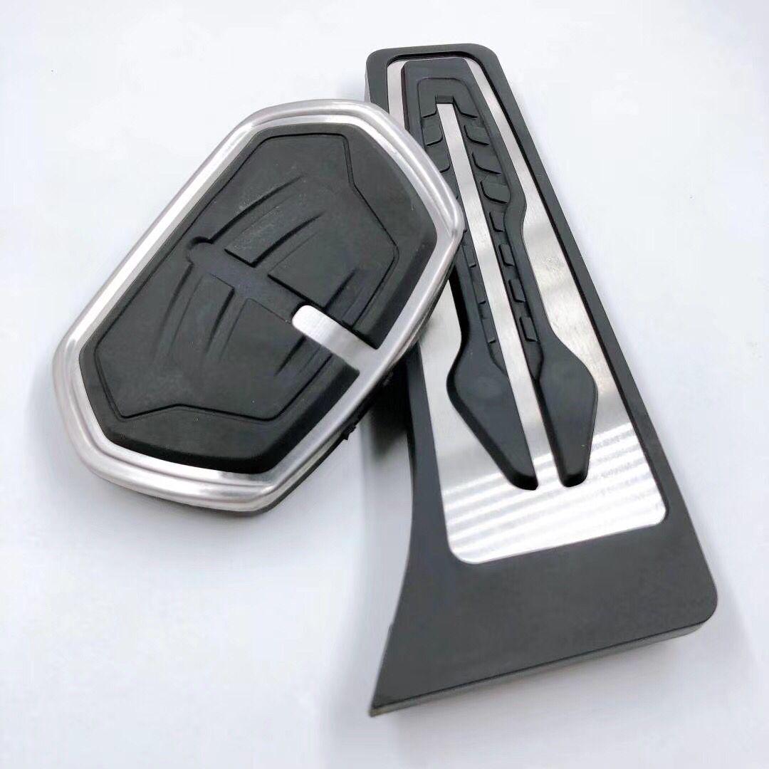 

Compatible with 2016-2020 BMW 1 Series, 2 Series, X1, X2: Anti-Slip Metal Pedals for Accelerator and Brake German Original Throttle + Brake
