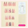 Cross-border Full Diamond Butterfly Wings Long Tip Wearing Nail Light Luxury Flash Diamond Long Nail Art Finished Nail Piece High Sense Nail