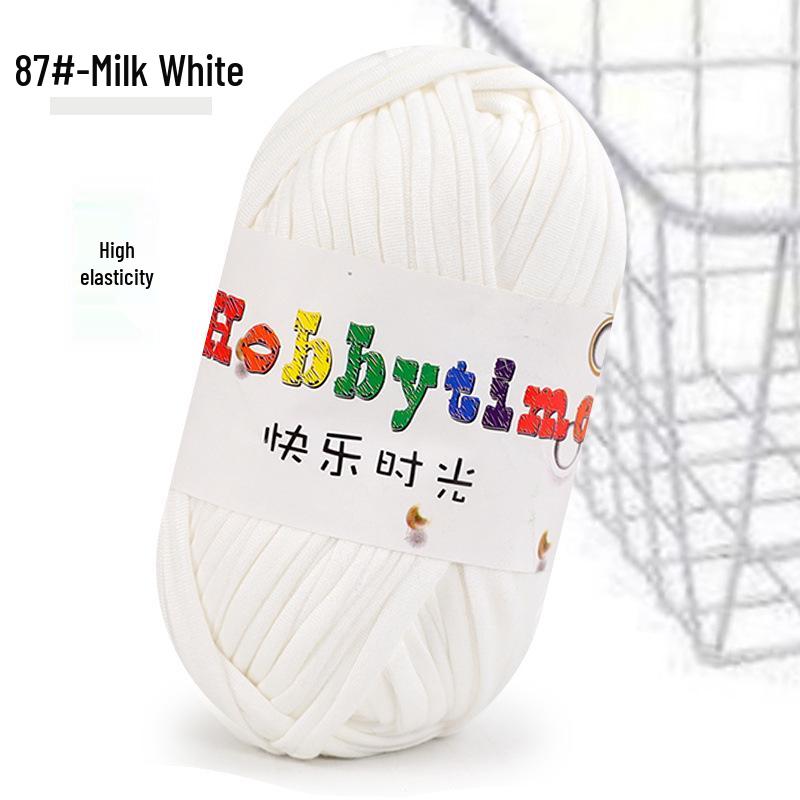 Cloth Strip Yarn DIY Crochet Kit: Handmade Bag, Knitting Material for Cushions, Carpets, and Dolls