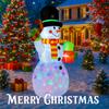 4.9FT LED Inflatable Xmas Yard Decor Snowman Candy Cane Toy Gifts Christmas Home Decoration Ornament Festive Gift Supplies Decor