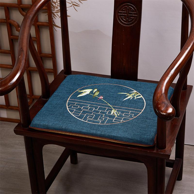 Chinese Style Cushion Mahogany Furniture Sofa Seat Cushion Taishi Circle Chair Tea Chair Non-slip Back Cushion