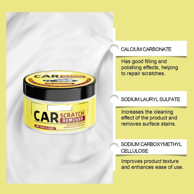 Repairing Polishing Wax Universal Car Surfaces Paint Restorer Car Scratch Repair Wax 100G/3.53oz Car Scratches Remover