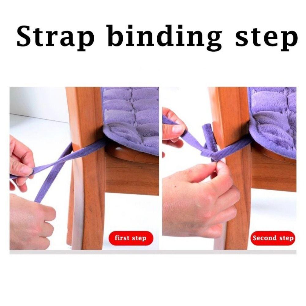 Durable 45x45cm Seat Cushion Flannel Non Slip Car Seat Pad Square Plus Velvet Student Chair Pad Office Home Decor