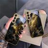 Golden Eagle with Wings For Samsung Galaxy S20 FE S21 S22 S23 Plus S24 Ultra S25Ultra S21+ S9+ S22Plus Golden glass phone case
