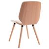 Dining Chairs 2 pcs Cream Coloured Faux Leather