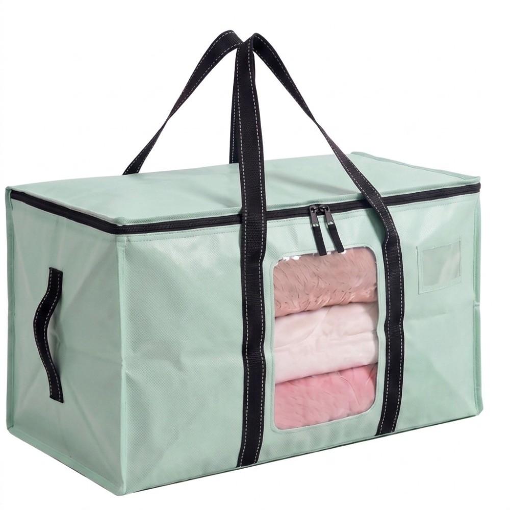 Large Capacity PP Woven Storage Bag Thickened PE Clothes Storage Bag  For Clothes Quilt