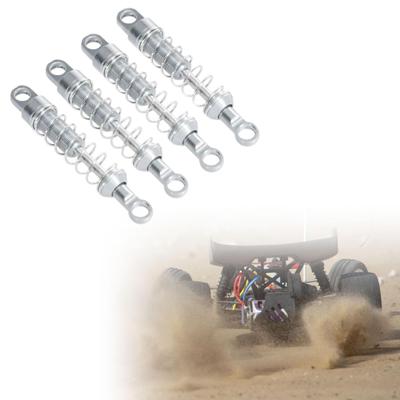 4 Pieces Metal RC Car Shock Absorbers Dampers,Accessories,Metal Spring Spare Parts for 1:12 Scale