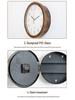Creative Retro Wall Clock with Hidden Jewelry Storage – Decorative Bestseller for Living Rooms