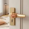 Silicone Flower Door Bumper Adhesive Free Door Handle Stopper Wall Protector Soft Shock Absorbing Door Stops Anti-collision Pad Decorative Cushion