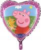 Balon Foliowy Świnka Peppa 18", 1 Szt.