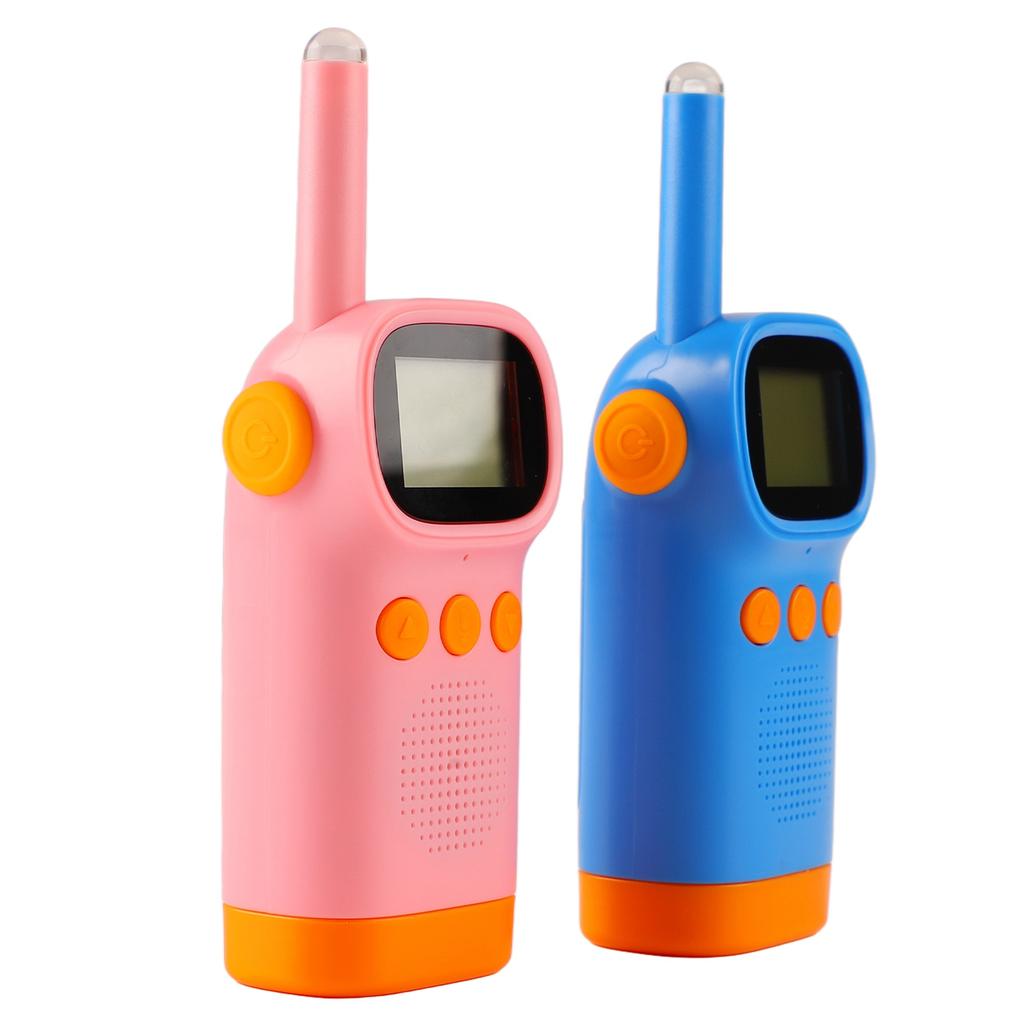 2PCS Children Walkie Talkie Toy with Flashlight Long Range Handheld 2 Way Radio for Indoor Outdoor
