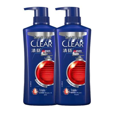 Clear Men Anti-Schuppen Feuchtigkeitsshampoo, 2 x 450g