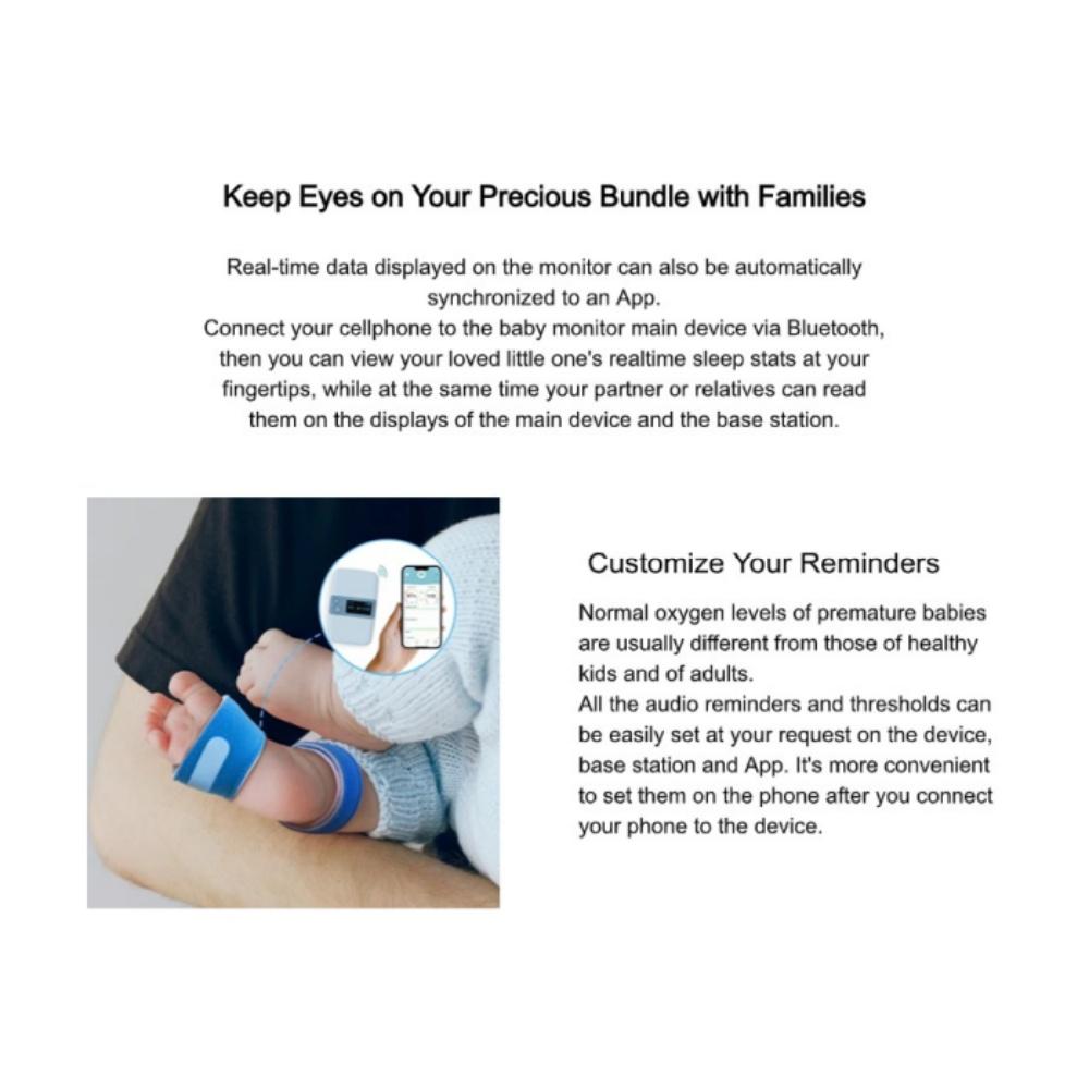 Home blood oxygen monitor for infants and young children