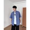 2024 Letter Long Sleeved Shirt Japanese Hong Kong Style Ins Loose Shirt Men'S Summer Trend Versatile Casual Jacket