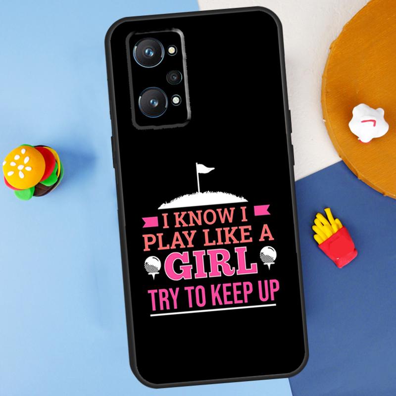 Love Golf For Realme GT 6 6T 5 GT7 Pro C61 C75 C55 C51 C21Y C25S C67 C53 13 12 10 11 14 Pro Plus Case