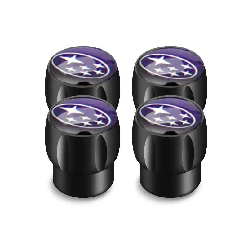 4PCS Car Tire Valve Caps Wheel Stem Air Covers Decoration for Subaru STI XV WRC WRX BRZ FORESTER IMPREZA LEGACY OUTBACK Y17