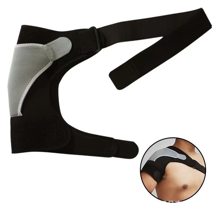 Adjustable Men's Compression Shoulder Support for Sports & Weightlifting