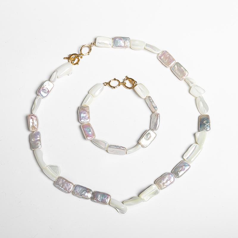 

Новый винтажный браслет с жемчугом в стиле барокко натуральной формы в винтажном французском стиле и небольшой дизайнерский браслет