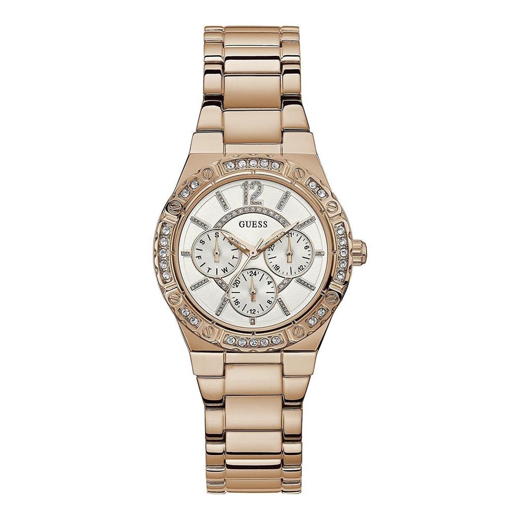 Guess U0845L3 Japanese Quartz Fashion Watch Rose-Gold Stainless-Steel