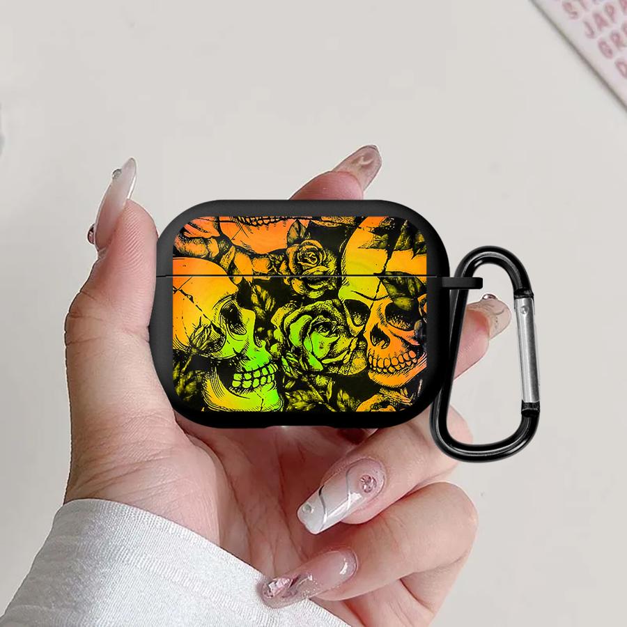 

Skull Flower Cool Fashion Case For Airpods 3 Pro 2 1 Pro2 Pro3 4 Earphone Cases Cover Airpods Pro 2