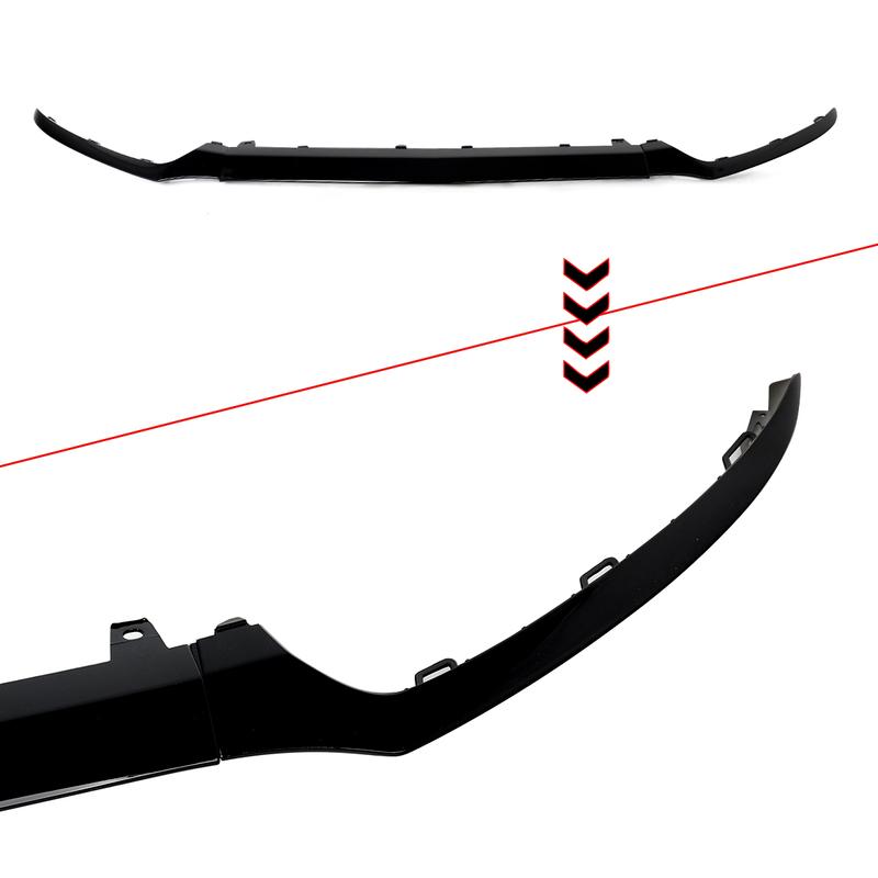 For Mercedes-Benz C-Class W205 AMG 2015 2016 2017 2018 Front Bumper Lip Lower Molding Trim C180 C200 C250 C300 C350 C400