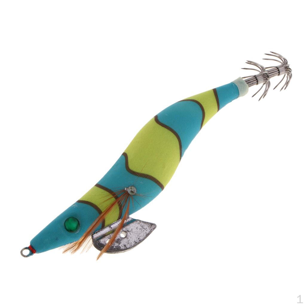 3 . 5 # Squid Jigs Fishing Artificial Baits C